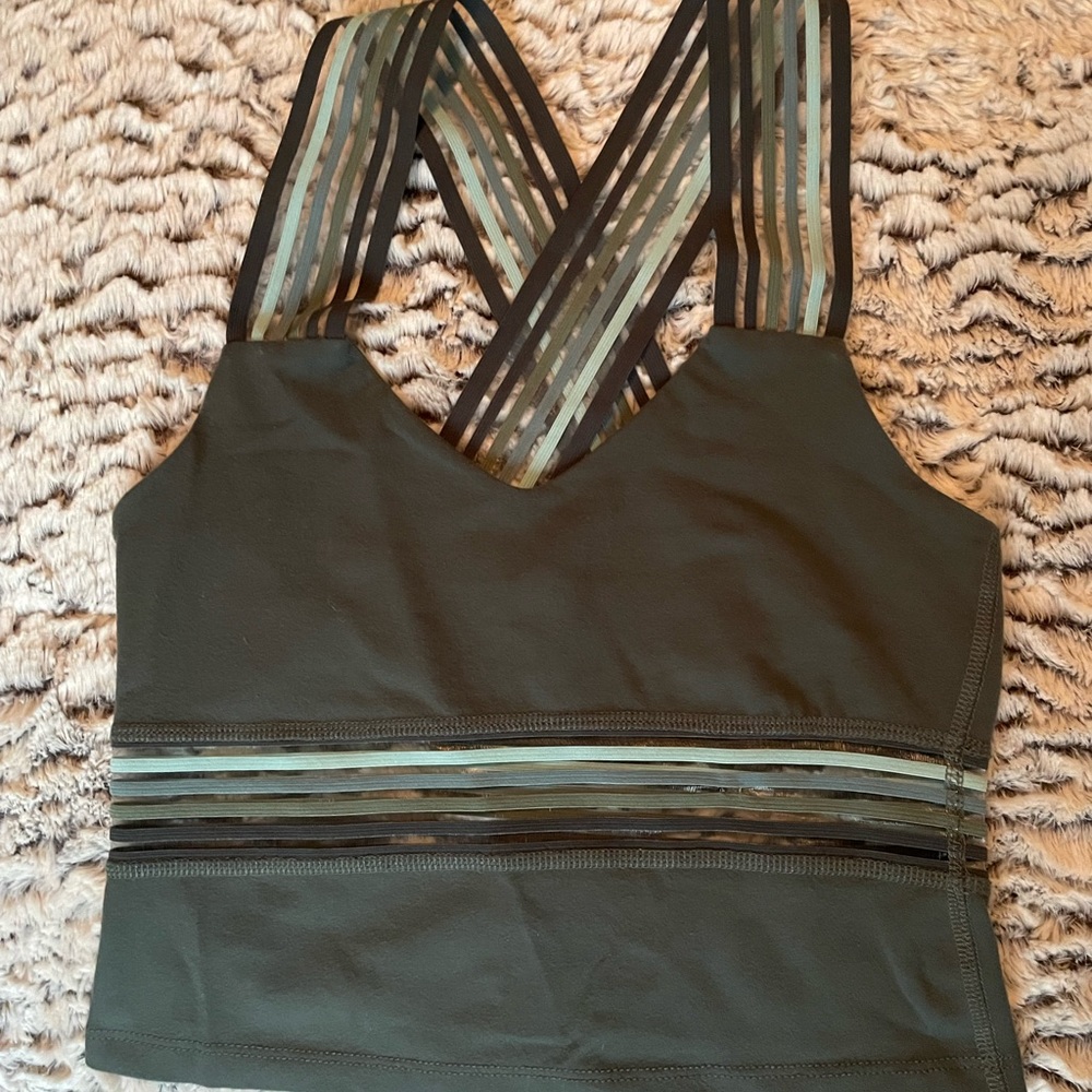 Beyond Yoga Filament On Cropped Tank